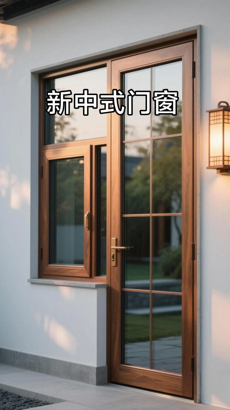 新中式门窗里的铝合金木纹色 铝合金门窗的美学与革新